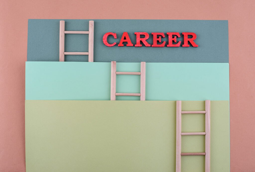 Top Career Skills Students Must Learn in 2026 career ladder concept with wooden stairs
